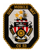 USS Mobile Bay CG-53 Ship Patch