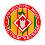 20th Engineering Brigade Vietnam Veteran Patch