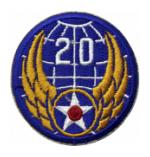 20th Air Force Patch