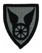 124th Transportation Command Patch Foliage Green (Velcro Backed)