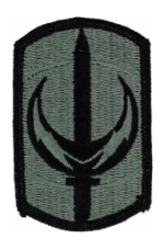 228th Signal Brigade Patch Foliage Green (Velcro Backed)