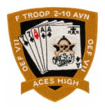 F Troop 2-10 AVN Aces High OEF VII Patch