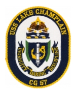 USS Lake Champlain CG-57 Ship Patch