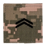 Army ROTC Corporal with Velcro Backing (Digital All Terrain)