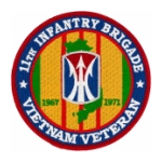 11th Infantry Brigade Vietnam Veteran Patch