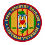 199th Light Infantry Brigade Vietnam Veteran Patch