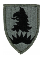 221st Military Police Brigade Patch Foliage Green (Velcro Backed)