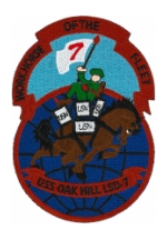 USS Oak Hill LSD-7 Ship Patch