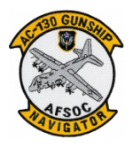 AF-AC-130 Gunship Navigator Patch