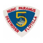 Destroyer Flotilla DESFLOT 5 (Nunc Paramus) Patch