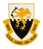 USS Lang DE-1060 Ship Patch