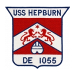 USS Hepburn DE-1055 Ship Patch