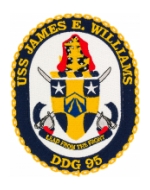 USS James E. Williams DDG-95 Ship Patch