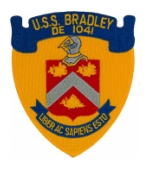 USS Bradley DE-1041 Ship Patch