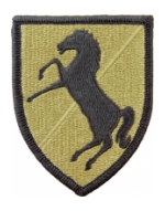 11th Armored Calvary Regiment Scorpion / OCP Patch With Hook Fastener