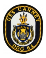 USS Carney DDG-64 Ship Patch