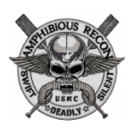 USMC Force Amphibious Recon - 5 (Swift Deadly Silent) Patch