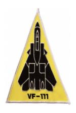 Navy Fighter Squadron VF-111 Triangle Patch