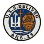 USS Deliver ARS-23 Helmet Ship Patch