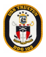 USS Truxtun DDG-103 Ship Patch