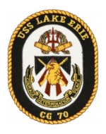 USS Lake Erie CG-70 Ship Patch