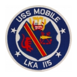 USS Mobile LKA-115 Ship Patch
