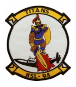 Navy Helicopter Anti-Submarine Squadron Patch HSL-94