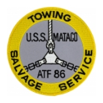 USS Mataco ATF-86 Ship Patch