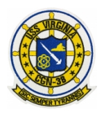 USS Virginia CGN-38 Ship Patch