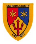 USS Park County LST-1077 Ship Patch