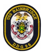 USS Bainbridge DDG-96 Ship Patch