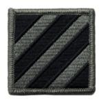 3rd Infantry Division Patch  Foliage Green (Velcro Backed)