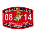 USMC MOS 0814 High Mobility Artillery Rocket System Patch