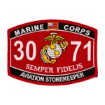 USMC MOS 3071 Aviation Storekeeper Patch