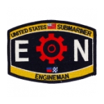 USN RATE Submariner EN Engineman Patch