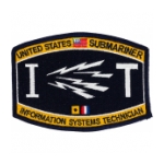 USN RATE Submariner IT Information Systems Technician Patch