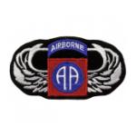 82nd Airborne Division wings Patch