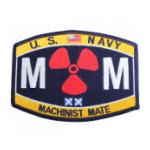 USN RATE MM Machinist Mate Patch