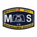 USN RATE MS Mess Management Specialist Patch