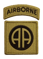 82nd Airborne Division with Tab Scorpion / OCP Patch With Hook Fastener