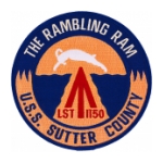 USS Sutter County LST-1150 Ship Patch