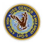 USS Denver LPD-9 Ship Patch