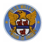 USS Miller DD-535 Ship Patch