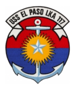 USS El Paso LKA-117 Ship Patch