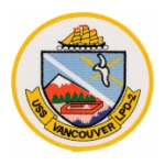 USS Vancouver LPD-2 Ship Patch