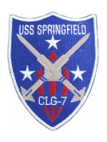 USS Springfield CLG-7 Ship Patch