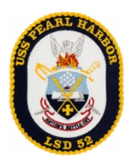 USS Pearl Harbor LSD-52 Ship Patch