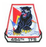 494th Tactical Fighter Squadron Patch