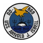 USS Arnold J. Isbell DD-869 Ship Patch
