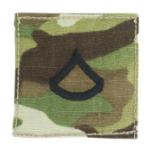 Army Private First Class with Velcro Backing (Multicam w/Black)